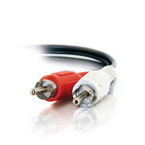 C2G 40464 Value Series RCA Stereo Audio Cable, Black (6 Feet, 1.82 Meters)