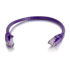 C2G 04031 Cat6 Cable - Snagless Unshielded Ethernet Network Patch Cable, Purple(15 Feet, 4.57 Meters)