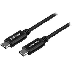 StarTech.com USB2CC50CM 0.5m USB C Cable-USB 2.0-M/M-USB-C Charger Cable-USB 2.0 Type C Cable-Short USB C Cable, Black