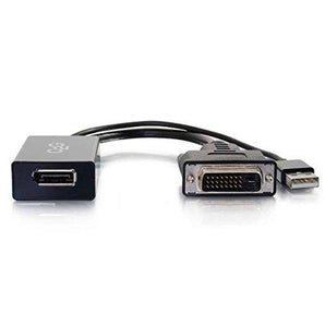 C2G 41379 DVI-D + USB DisplayPort Black video cable adapter - V&L Canada