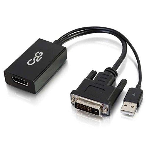 C2G 41379 DVI-D + USB DisplayPort Black video cable adapter - V&L Canada