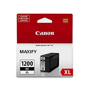 Genuine Canon PGI-1200 XL HIGH Yield Pigment Ink Tank, Black - 9183B001