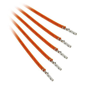 BitFenix BFX-ALC-40CMLO-RP 1.31 ft. (40 cm) ALCHEMY 2.0 PSU CABLE, 5X 40CM - Orange