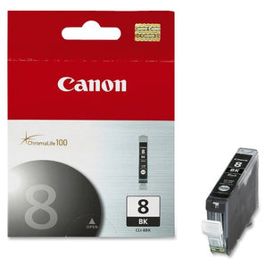 Genuine Canon CLI-8BK Ink Tank, Black (0620B002)