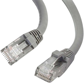 C2G/Cables to Go 27134 Cat6 Snagless Unshielded (UTP) Network Patch Cable, Gray (14 Feet/4.26 Meters)