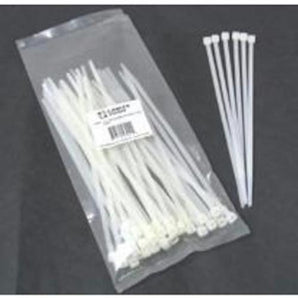 C2G 43034 7.5 Inch Cable Tie Multipack (100 Pack) TAA Compliant, White