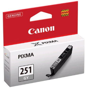 Canon CLI 251 Gray Ink Cartridge, Standard (6517B001)