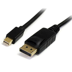 StarTech 3 ft Mini DisplayPort to DisplayPort  Create a high-resolution 4k x 2k connection with HBR2 support between your Mini (MDP2DPMM3)