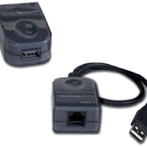 C2G 29341 USB 1.1 Over Cat5 SuperBooster Extender Dongle Kit, TAA Compliant, Black