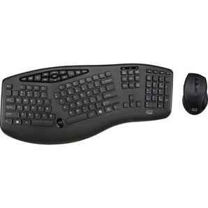 Wireless Slim Ergonomic Keyboard and Mouse Combo (WKB-1600CB)