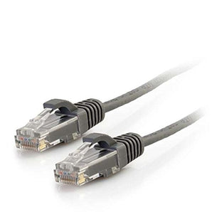 C2G 01089 Cat6 Slim Cable - Snagless Unshielded Slim Network Patch Cable, Gray (3 Feet, 0.91 Meters)
