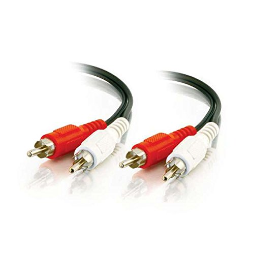 C2G 40464 Value Series RCA Stereo Audio Cable, Black (6 Feet, 1.82 Meters)
