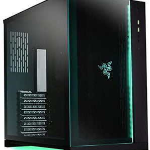 LIAN LI PC-O11 Dynamic Razer Edition Black Tempered Glass ATX Mid Tower Gaming Computer Case - PC-O11D Razer