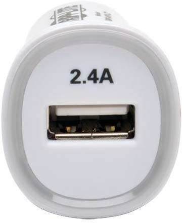 Tripp Lite USB Tablet Phone Car Charger Adapter 5V/2.4A (U280-001-C2)