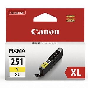 Canon Genuine CLI-251XL Yellow Ink Tank (6451B001)