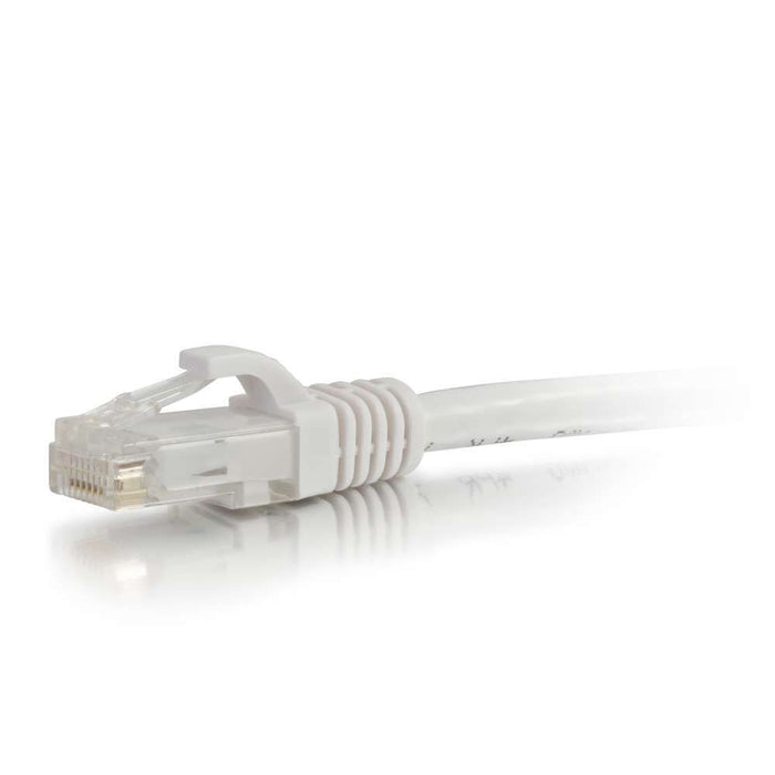C2G 27165 Cat6 Cable - Snagless Unshielded Ethernet Network Patch Cable, White (25 Feet, 7.62 Meters)