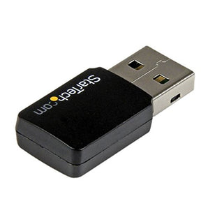 StarTech.com USB 2.0 AC600 Mini Dual Band 2.4GHz/5GHz USB Wireless-AC Network Adapter (USB433WACDB)