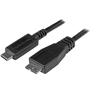 StarTech.com USB C to Micro USB Cable – 3 ft / 1m – USB 3.1 – 10Gbps – Micro USB Cord – USB Type C to Micro USB Cable (CDP2VGA)