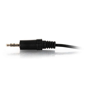 C2G 40413 3.5mm M/M Stereo Audio Cable, Aux Cable, Black (6 Feet, 1.82 Meters)
