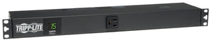 Tripp Lite Metered PDU, 15A, 13 Outlets (5-15R), 120V, 5-15P, 100-127V Input, 15 ft. Cord, 1U Rack-Mount Power (PDUMH15)