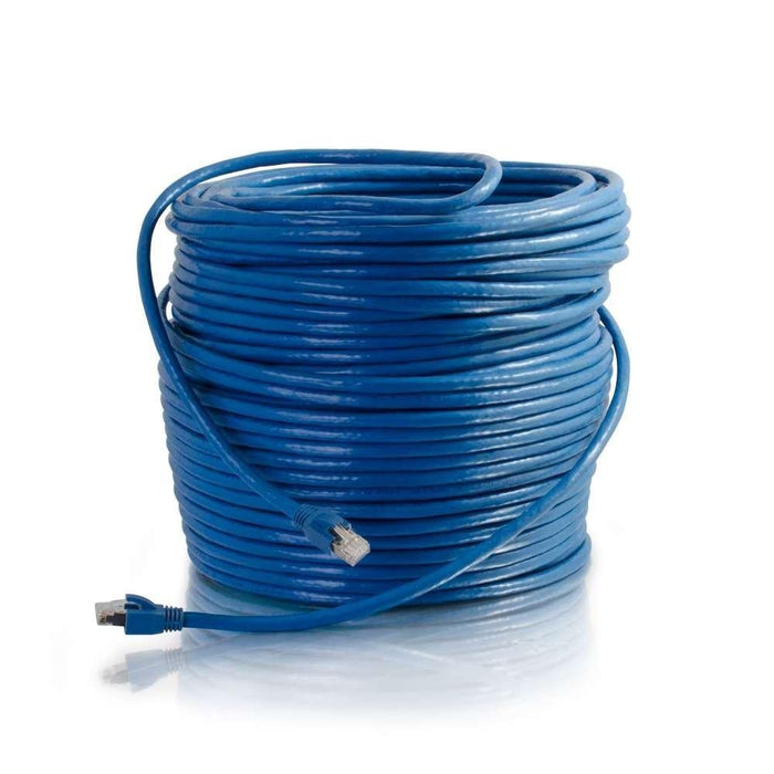 C2G 300ft Cat6 91.44m Cat6 S/FTP (S-STP) Blue networking cable (43124) - V&L Canada
