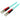 StarTech.com Aqua OM4 Duplex Multimode Fiber Optic Cable - 100 Gb - 50/125 - LSZH - LC/LC - 1 m 450FBLCLC1 - V&L Canada