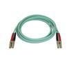StarTech Aqua OM4 Duplex Multimode Fiber Optic Cable - 100 Gb - 50/125 - LSZH - LC/LC - 2 m (450FBLCLC2) - V&L Canada