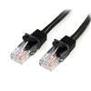 StarTech 100 ft Black Snagless Category 5e (350 MHz) UTP Patch Cable 30.48m Black networking cable (45PATCH100BK) - V&L Canada