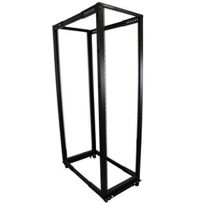 StarTech.com 42U Adjustable Depth Open Frame 4 Post Server Rack Cabinet - Flat Pack w/ Casters, Levelers and Cable Management Hooks 4POSTRACK42 - V&L Canada