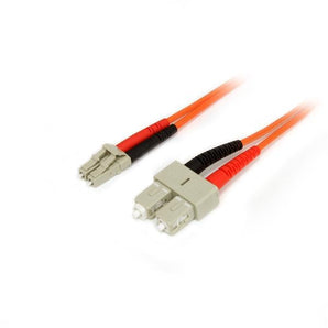 StarTech Fiber Optic Cable - Multimode Duplex 50/125 - LSZH - LC/SC - 1 m (50FIBLCSC1) - V&L Canada