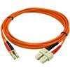 StarTech Fiber Optic Cable - Multimode Duplex 50/125 - LSZH - LC/SC - 2 m (50FIBLCSC2) - V&L Canada