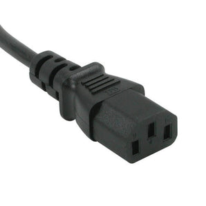 C2G 03134 18 AWG Universal Power Cord - NEMA 5-15P to IEC320C13, TAA Compliant, Black (10 Feet, 3.04 Meters)
