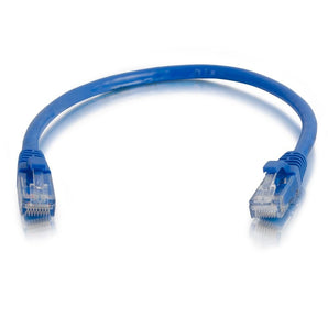 C2G 00392 Cat5e Cable - Snagless Unshielded Ethernet Network Patch Cable, Blue (2 Feet, 0.60 Meters)