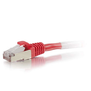 C2G 00851 Cat6 Cable - Snagless Shielded Ethernet Network Patch Cable, Red (10 Feet, 3.04 Meters)