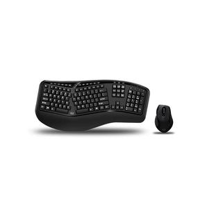 Adesso Tru-Form Media 1500 - Wireless Ergonomic Keyboard & Laser Mouse (WKB-1500GB)