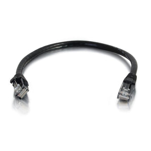 C2G 00403 Cat5e Snagless Unshielded (UTP) Network Patch Cable, Black (6 Feet)