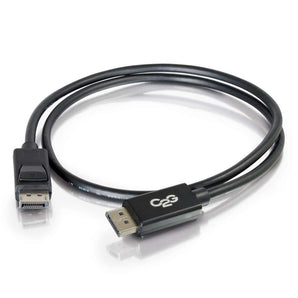 C2G 54402 DisplayPort Cable with Latches M/M - Digital Audio Video, Black (10 Feet, 3.04 Meters)