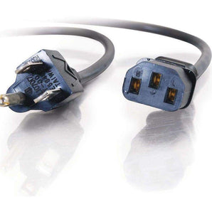 UNIVERSAL POWER CORD - Heavy-Duty 18AWG - Power IEC 320 - Female - power NEMA 5- (03130)