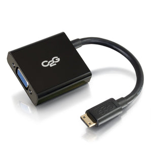 C2G HDMI Male to VGA Female Adapter Converter Dongle for TVs, Laptops, and Chrom (41350)