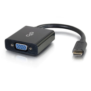 C2G HDMI Male to VGA Female Adapter Converter Dongle for TVs, Laptops, and Chrom (41350)