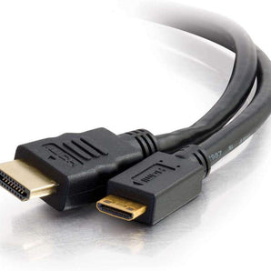 C2G 40307 High Speed HDMI to Mini HDMI Cable with Ethernet for 4K Devices, Black (6.6 Feet, 2 Meters)