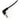 Startech.Com MU3mmSRA 3-Feet-Slim to Right Angle Stereo Audio Cable-M/M (3.5mm)