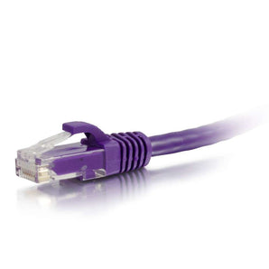 C2G 10 FT CAT6 PATCH CABLE PURPLE SNAGLESS 550 MHZ / 27803 /