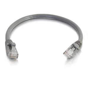 C2G 24814 Cat5e Cable - Snagless Unshielded Ethernet Network Patch Cable, Gray (1 Foot, 0.30 Meters)