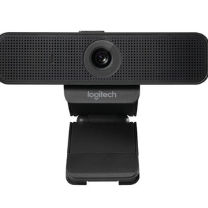 LOGITECH Webcam with HD Video and Built-In Stereo Microphones, black - 960-001075