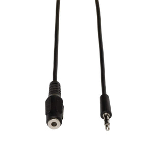 3.5mm Mini Stereo Audio Extension Cable for Speakers and Headphones (M/F), 10-ft (P311-010)