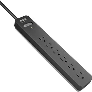 APC Essential SurgeArrest 6 Outlet 6 Foot Cord 120V (PE66)