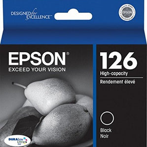 2 Pack Epson T126120-S DURABrite Ultra Black High Capacity Cartridge Ink (T126120-S-K2)