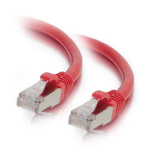 C2G 00851 Cat6 Cable - Snagless Shielded Ethernet Network Patch Cable, Red (10 Feet, 3.04 Meters)