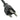 C2G 14719 18 AWG Universal Power Cord - NEMA 5-15P to IEC320C13, TAA Compliant, Black (25 Feet, 7.62 Meters)